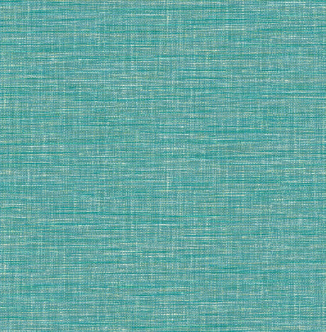 A-Street Prints Exhale Woven Texture Turquoise Wallpaper
