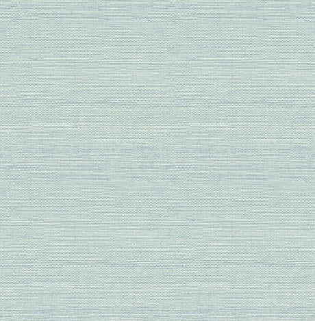 A-Street Prints Agave Imitation Grasscloth Aqua Wallpaper