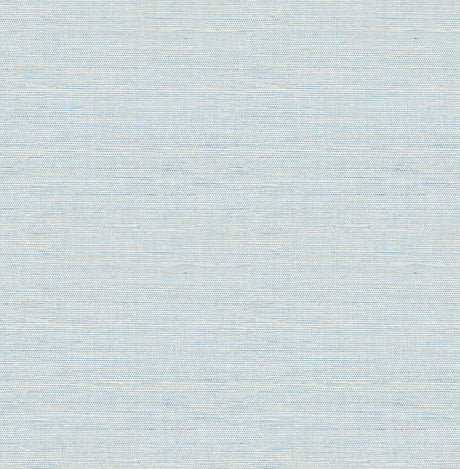 A-Street Prints Agave Blue Imitation Grasscloth Wallpaper