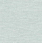 A-Street Prints Exhale Blue Woven Texture Wallpaper