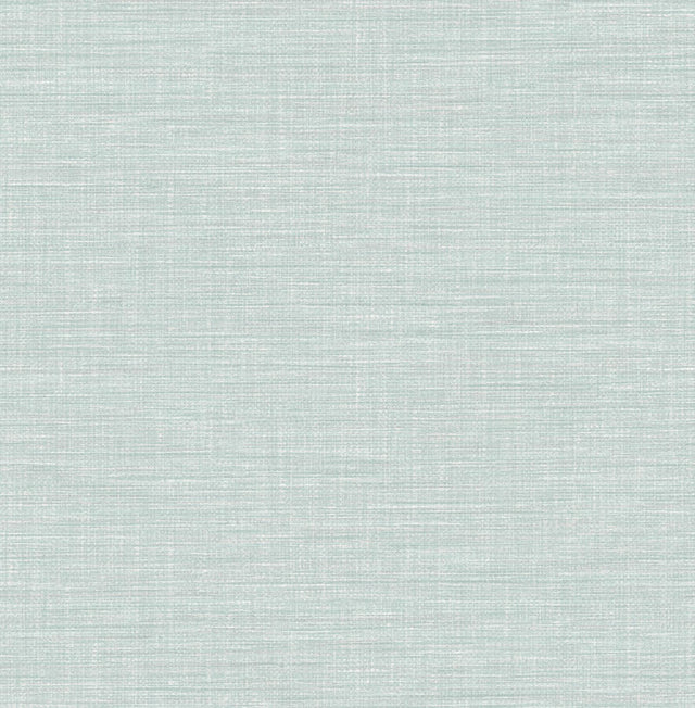 A-Street Prints Exhale Blue Woven Texture Wallpaper