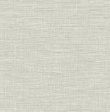 A-Street Prints Exhale Grey Woven Texture Wallpaper