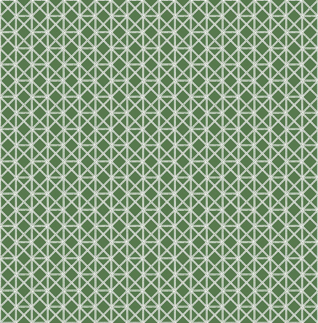 A-Street Prints Lisbeth Green Geometric Lattice Wallpaper