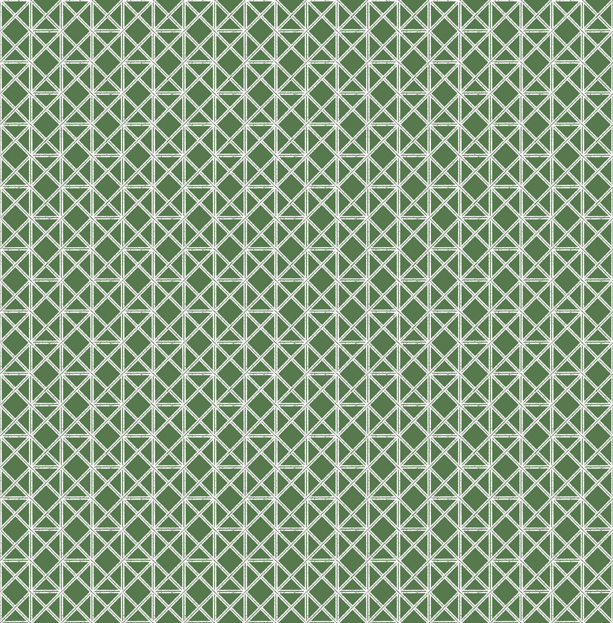 A-Street Prints Lisbeth Geometric Lattice Green Wallpaper