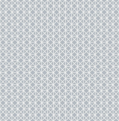 A-Street Prints Lisbeth Geometric Lattice Grey Wallpaper