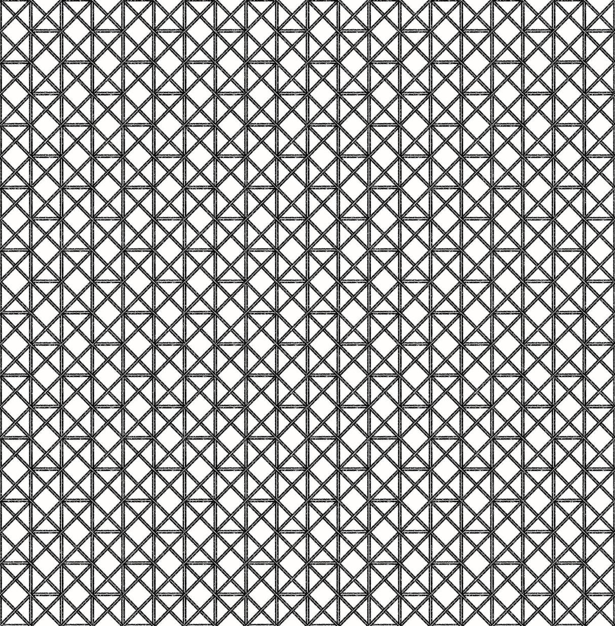 A-Street Prints Lisbeth Black Geometric Lattice Wallpaper