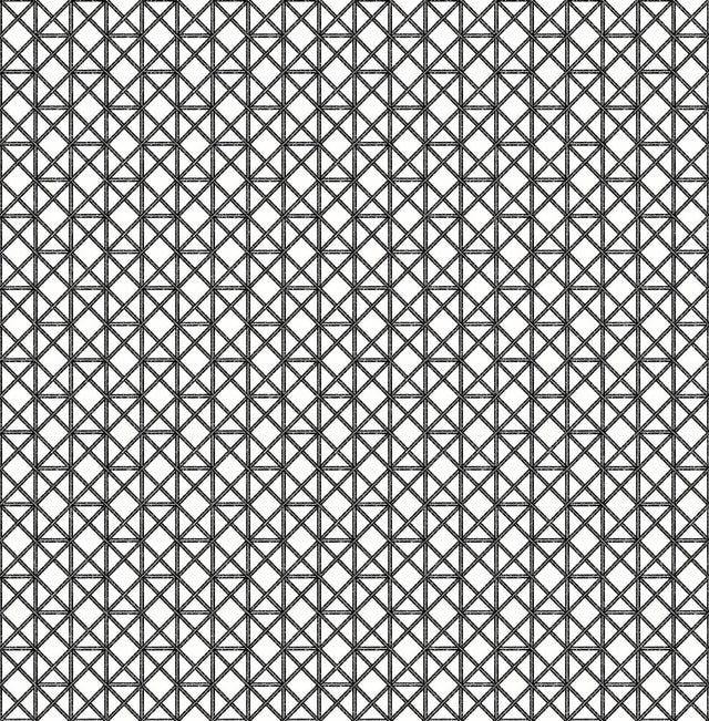 A-Street Prints Lisbeth Black Geometric Lattice Wallpaper
