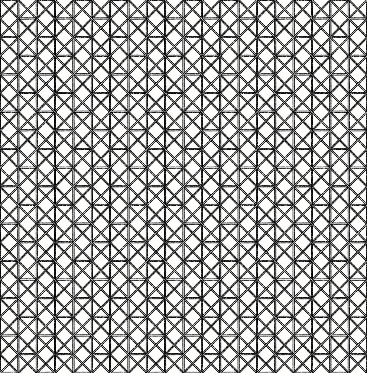 A-Street Prints Lisbeth Geometric Lattice Black Wallpaper