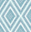 A-Street Prints Zaya Blue Tribal Diamonds Wallpaper