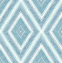 A-Street Prints Zaya Blue Tribal Diamonds Wallpaper