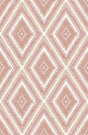 A-Street Prints Zaya Orange Tribal Diamonds Wallpaper