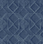 A-Street Prints Moki Blue Lattice Geometric Wallpaper