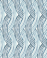 A-Street Prints Zamora Blue Brushstrokes Wallpaper