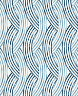 A-Street Prints Zamora Brushstrokes Blue Wallpaper