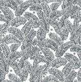 A-Street Prints Athina Fern Grey Wallpaper