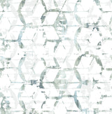 A-Street Prints Augustine Distressed Geometric Slate Wallpaper