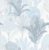 A-Street Prints Ari Desert Oasis Blue Wallpaper
