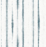 A-Street Prints Orleans Shibori Faux Linen Teal Wallpaper