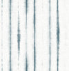 A-Street Prints Orleans Teal Shibori Faux Linen Wallpaper
