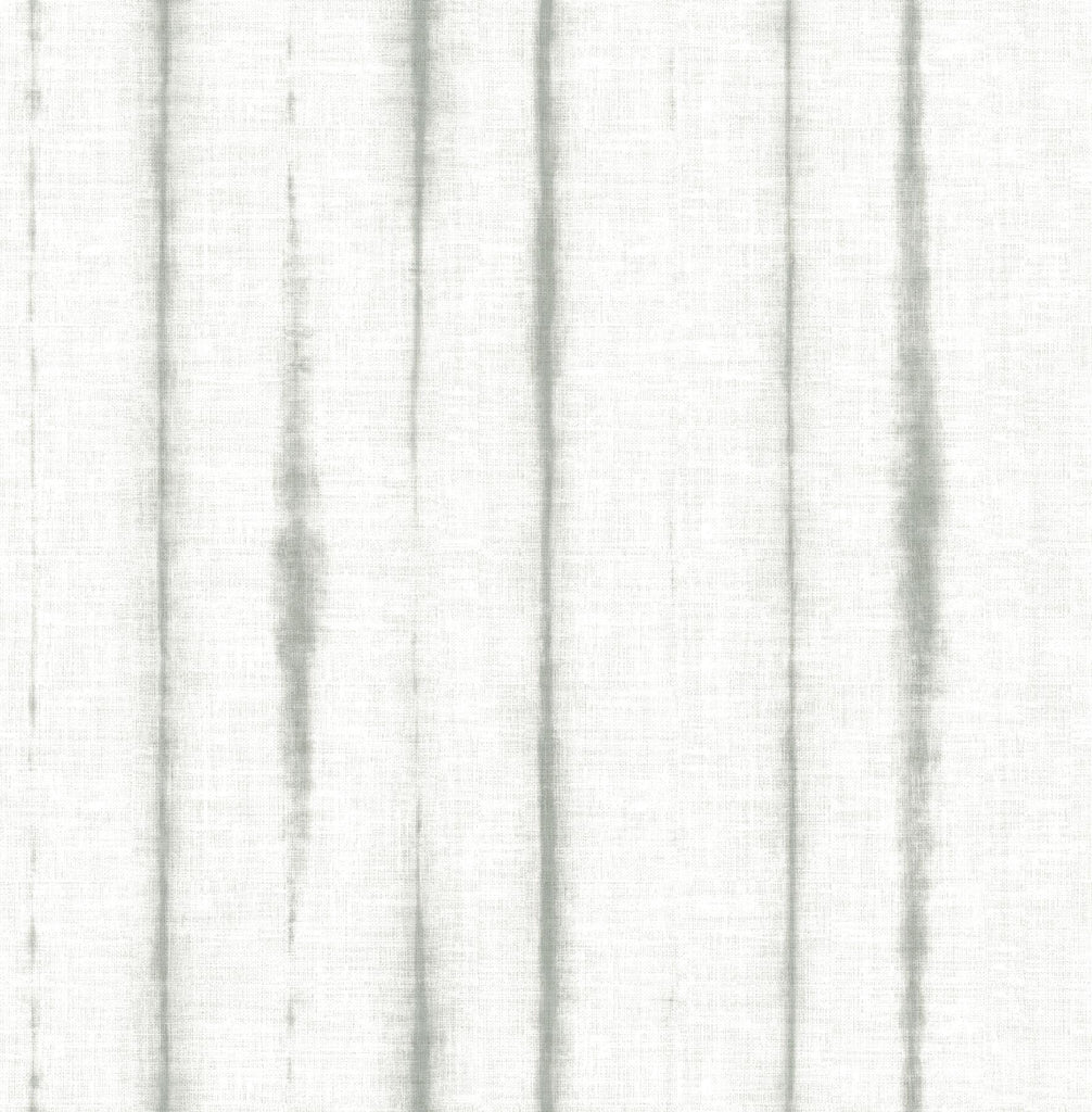 A-Street Prints Orleans Shibori Faux Linen Grey Wallpaper