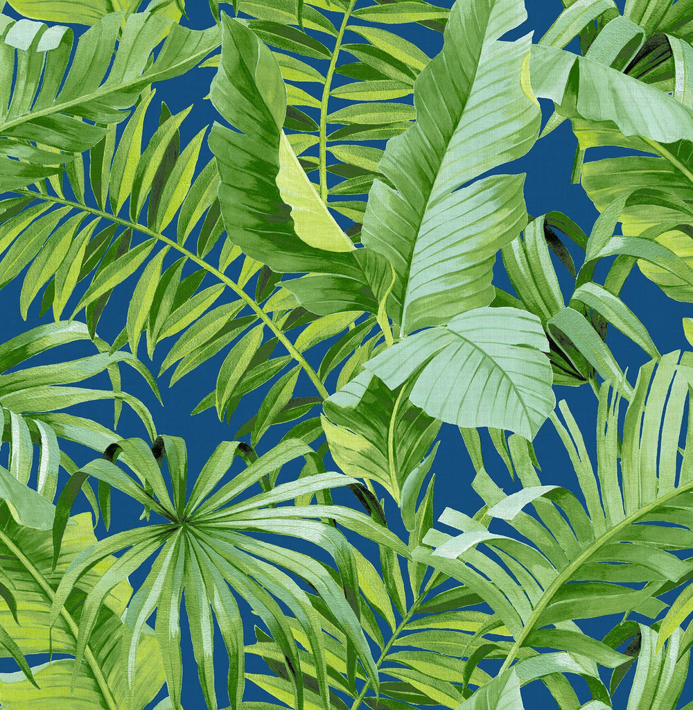 A-Street Prints Alfresco Jade Tropical Palm Wallpaper