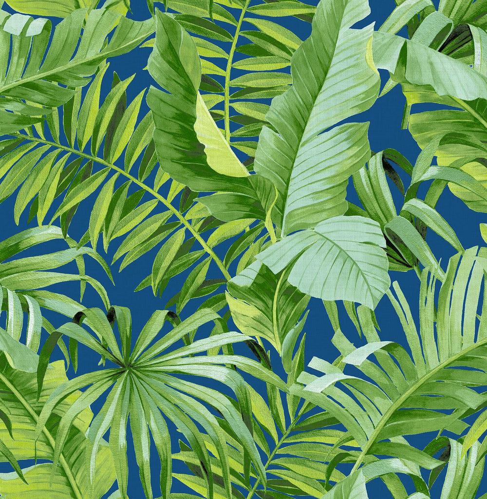 A-Street Prints Alfresco Tropical Palm Jade Wallpaper