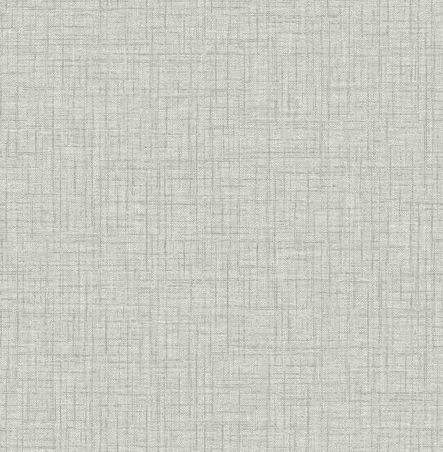 A-Street Prints Jocelyn Grey Faux Fabric Wallpaper