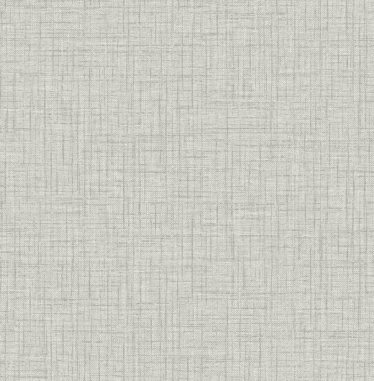 A-Street Prints Jocelyn Faux Fabric Grey Wallpaper