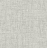 A-Street Prints Jocelyn Faux Fabric Grey Wallpaper
