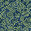 A-Street Prints Alma Blue Tropical Floral Wallpaper