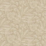 A-Street Prints Lei Wheat Etched Leaves Wallpaper