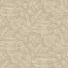 A-Street Prints Lei Wheat Etched Leaves Wallpaper