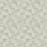 A-Street Prints Ting Abstract Woven Taupe Wallpaper