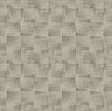 A-Street Prints Ting Coffee Abstract Woven Wallpaper