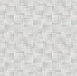 A-Street Prints Ting Grey Abstract Woven Wallpaper
