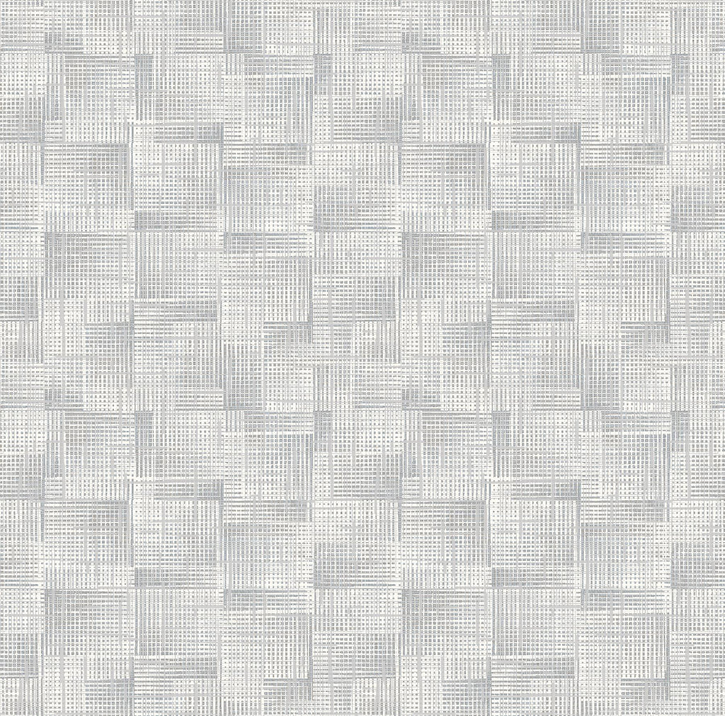A-Street Prints Ting Grey Abstract Woven Wallpaper