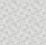A-Street Prints Ting Abstract Woven Grey Wallpaper