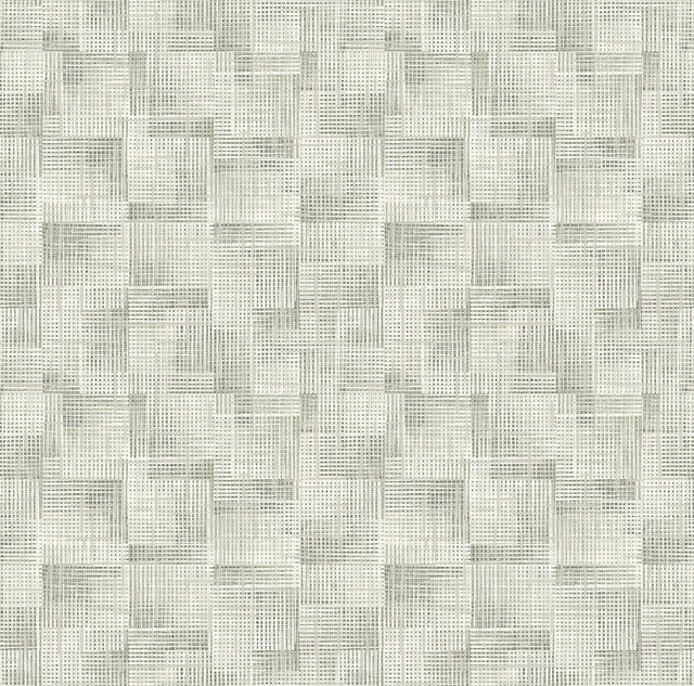 A-Street Prints Ting Sage Abstract Woven Wallpaper