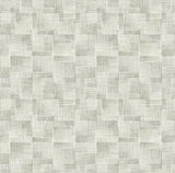 A-Street Prints Ting Abstract Woven Sage Wallpaper