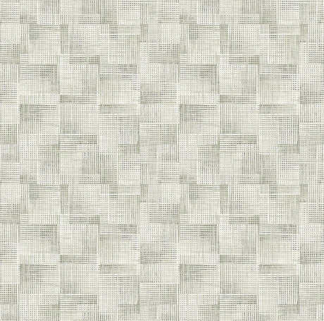 A-Street Prints Ting Abstract Woven Sage Wallpaper