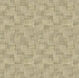 A-Street Prints Ting Brown Abstract Woven Wallpaper