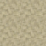 A-Street Prints Ting Abstract Woven Brown Wallpaper