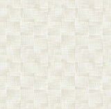 A-Street Prints Ting Cream Abstract Woven Wallpaper