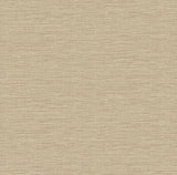 A-Street Prints Lela Wheat Faux Linen Wallpaper