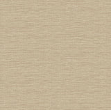 A-Street Prints Lela Faux Linen Wheat Wallpaper