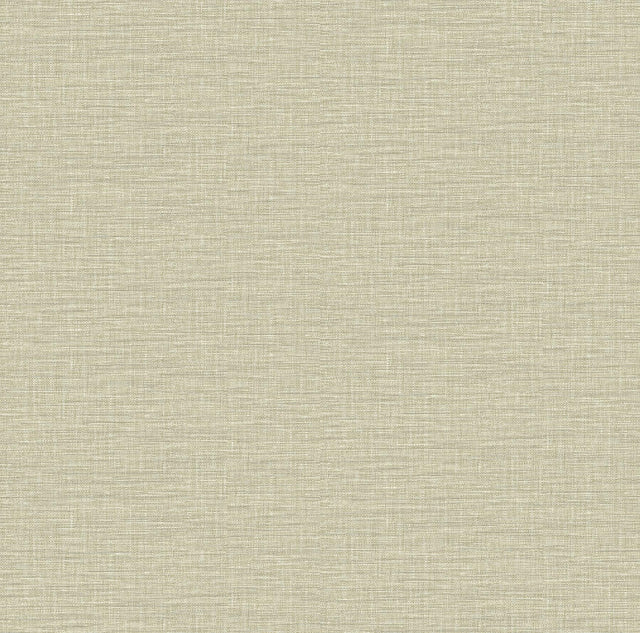 A-Street Prints Lela Neutral Faux Linen Wallpaper