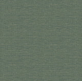 A-Street Prints Lela Green Faux Linen Wallpaper
