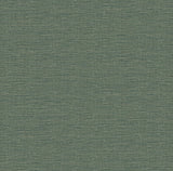A-Street Prints Lela Faux Linen Green Wallpaper