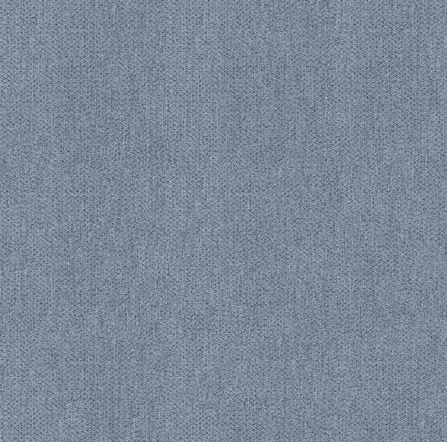 A-Street Prints Sydney Navy Faux Linen Wallpaper