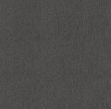 A-Street Prints Sydney Faux Linen Charcoal Wallpaper
